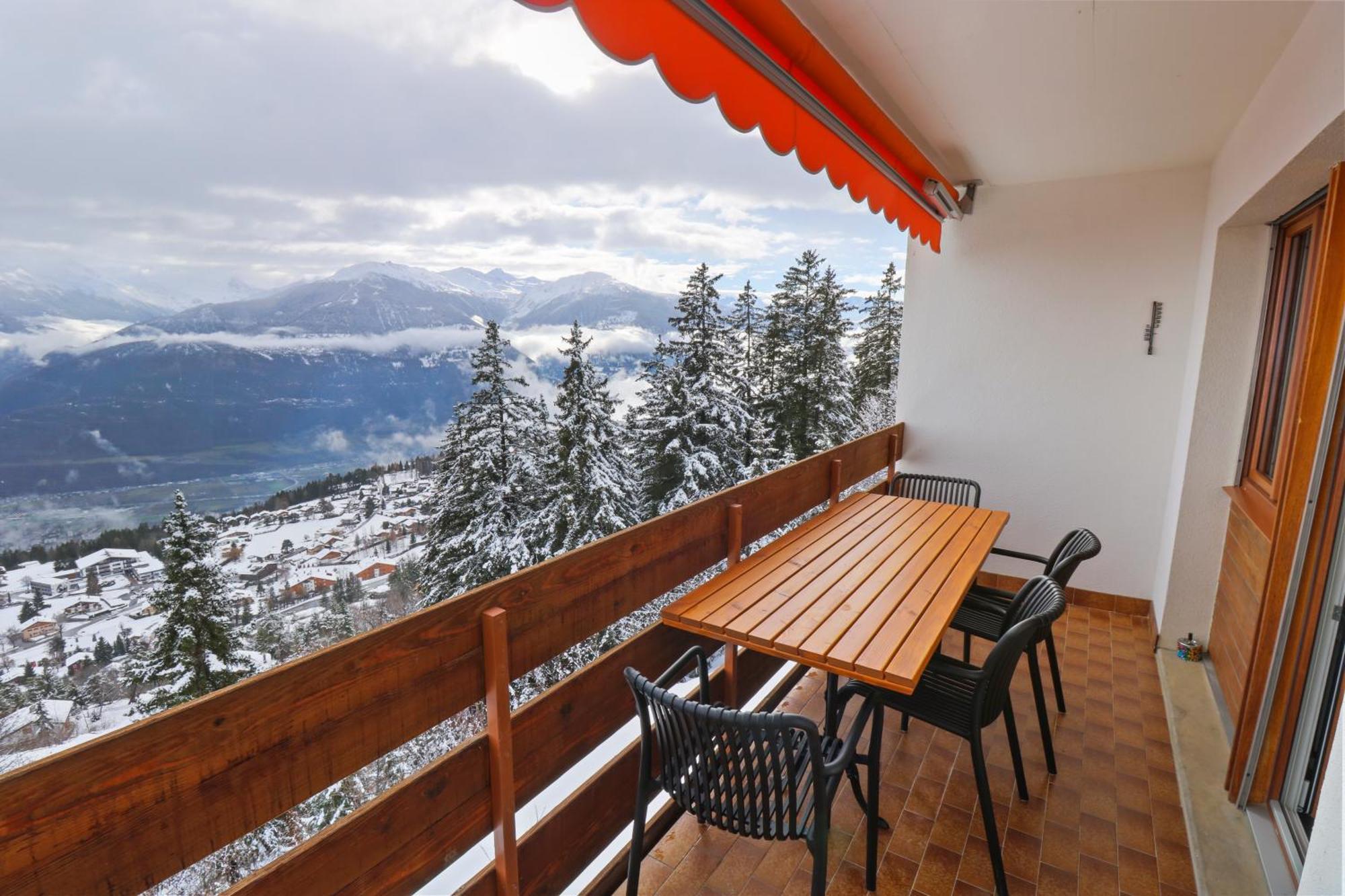 Magnifique Appartement Proche Du Centre Crans-Montana Extérieur photo